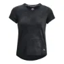 Under Armour Streaker Speed Camo T-shirt Med Korta ärmar female, Black 001 / reflective 960