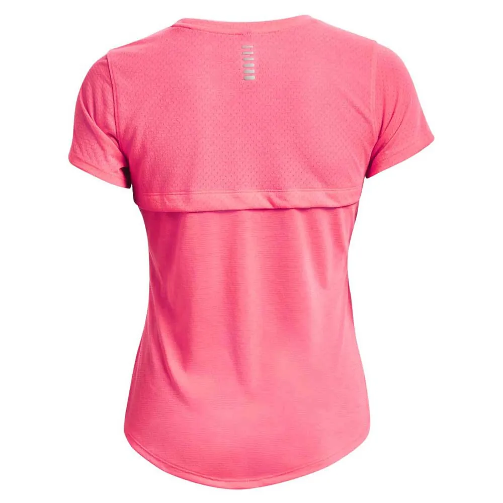 Under Armour Streaker T-shirt Med Korta ärmar female, Pink shock / pink shock / reflective