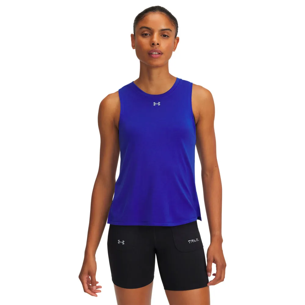 Under Armour Trail Run ärmlös T-shirt female, Royal / reflective