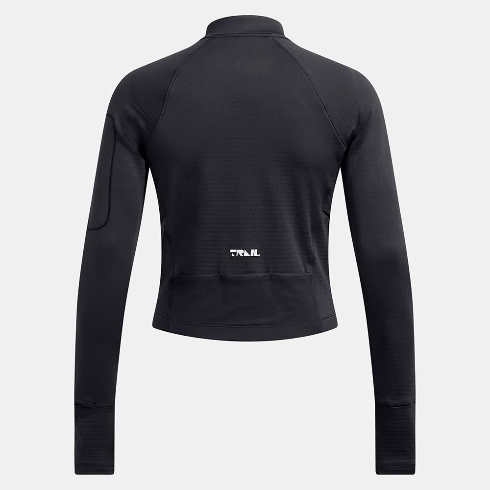 Under Armour Trail Run Half Zip Halv Dragkedja Långärmad T-shirt female Under Armour Trail Run Half Zip Halv Dragkedja Långärmad T-shirt female