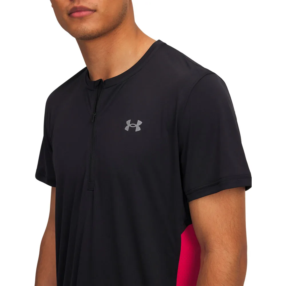 Under Armour Trail Run Zip T-shirt Med Korta ärmar male