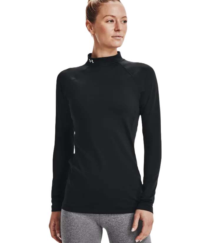 Under Armour Women's UA Authentics Mockneck, Black