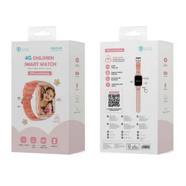 Unico Gps Smartklocka, Pink Unico Gps Smartklocka, Pink