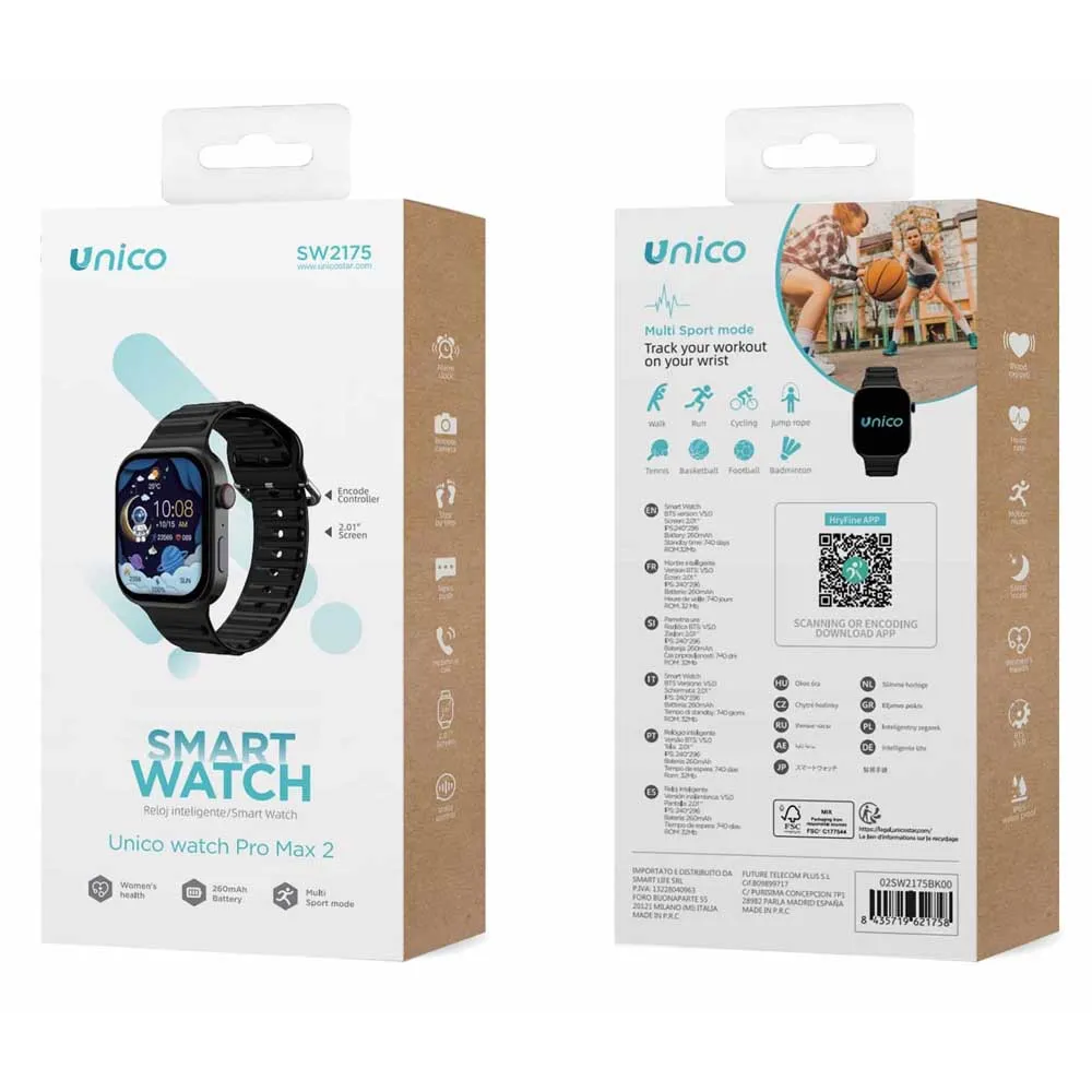 Unico Sw2175 2.01´´ Smartklocka Unico Sw2175 2.01´´ Smartklocka