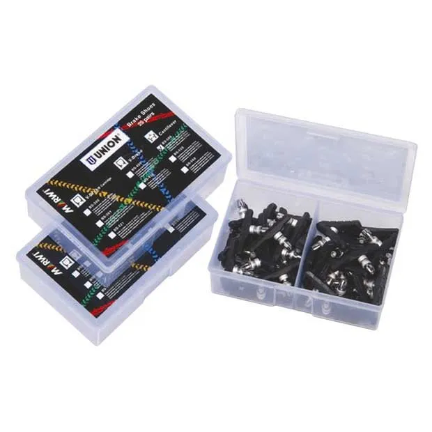 Union Bs/400 Kompletta Fälgbromsbelägg 25 Enheter, Black, One Size
