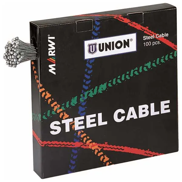 Union Cw-625 Inox Road Bromskabel 100 Enheter, Silver, 1.6 x 1800mm Union Cw-625 Inox Road Bromskabel 100 Enheter, Silver, 1.6 x 1800mm
