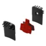 Union Dbp-55sc Cooling System Magura Sintradbromsbelägg, Red / black, One Size