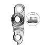 Union Växelöra GH-087 - Direct Mount Axles, Silver