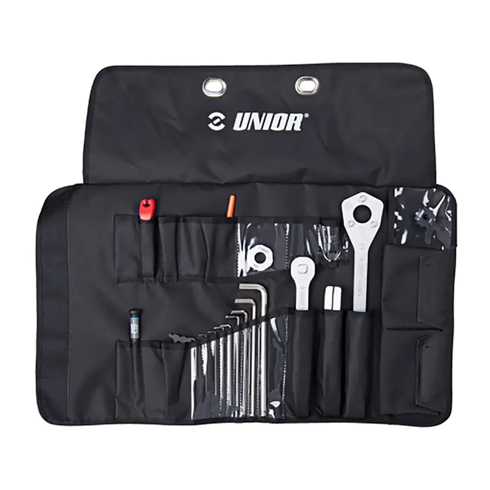 Unior Bike Tools 1600roll-p-us Verktygssats, Black, 1600ROLL-P-US
