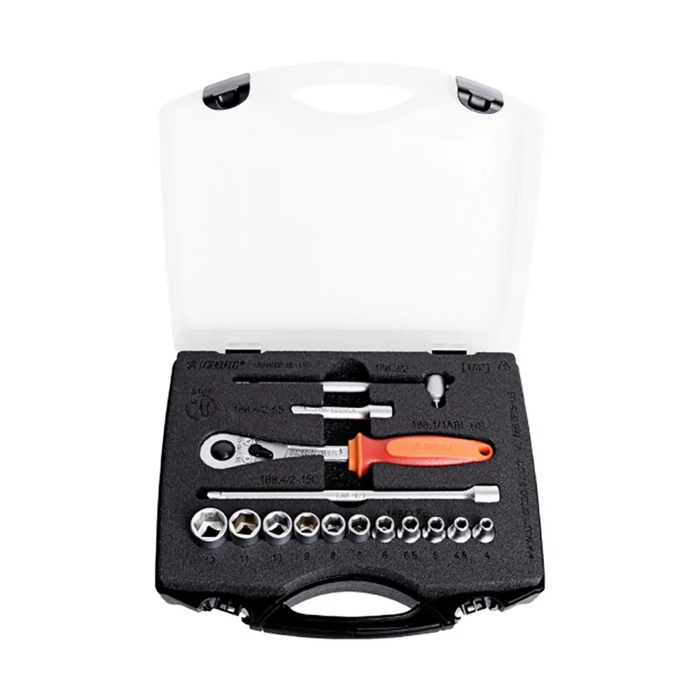 Unior Bike Tools 188bi6p15-us Skralla- Och Hylsnyckelsats, Multicolor, One Size