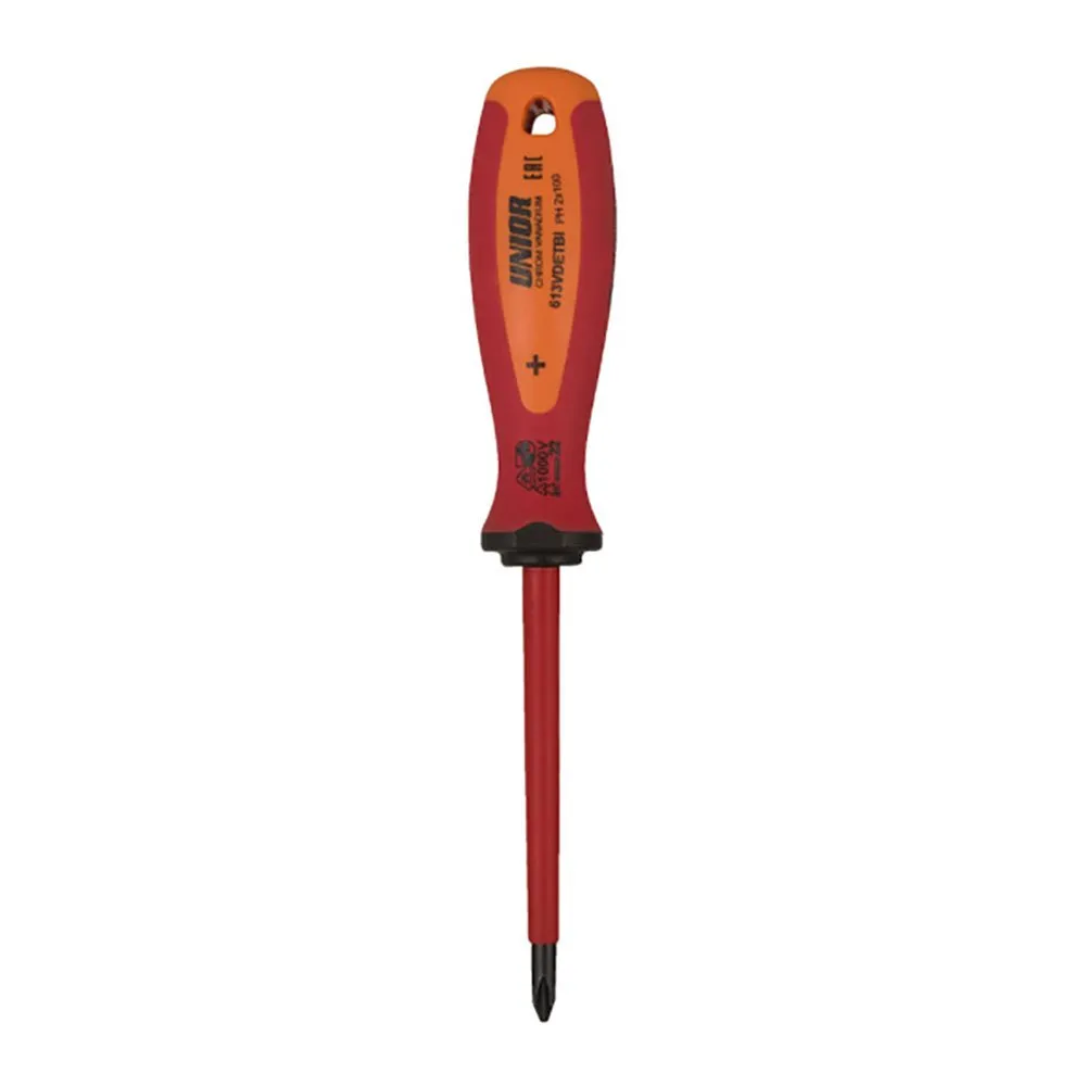 Unior Bike Tools 613vdetbi Isolerad Phillips-skruvmejsel, Red / orange, PH4 x 200mm Unior Bike Tools 613vdetbi Isolerad Phillips-skruvmejsel, Red / orange, PH4 x 200mm