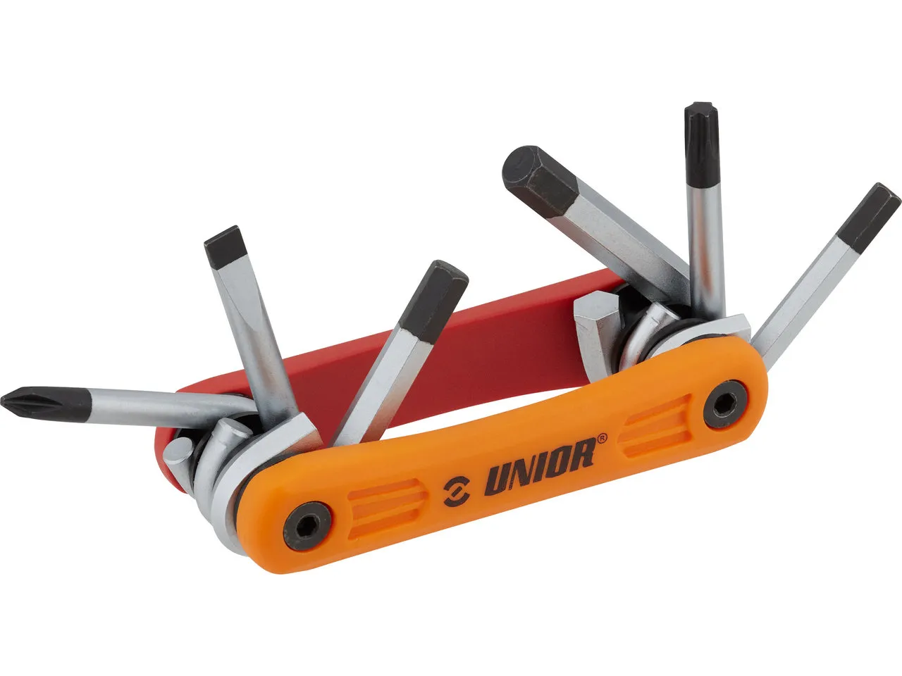 Unior Bike Tools Euro6 Multitool 1655EURO6, Red, One Size