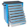 Unior Bike Tools Eurovision 135l Verktygsvagn, Blue / silver, One Size