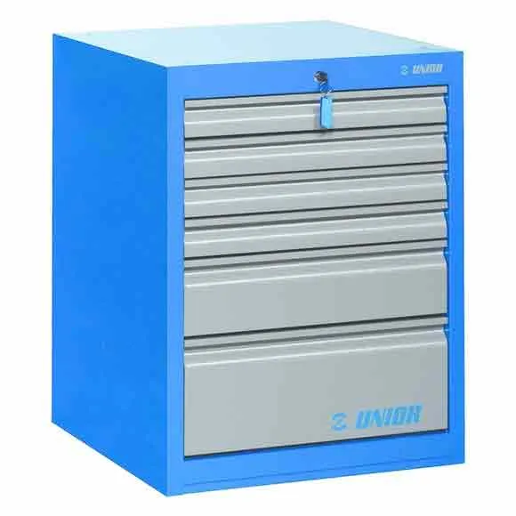 Unior Bike Tools Modular 6 Skåp 220l, Blue / silver, One Size