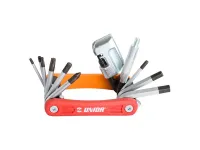 Unior Bike Tools Multitool Euro13 med 13 Funktioner Röd