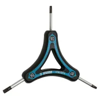 Unior Bike Tools Y-Nyckel med Torx nycklar T10, T15 och T25 Blue Unior Bike Tools Y-Nyckel med Torx nycklar T10, T15 och T25 Blue
