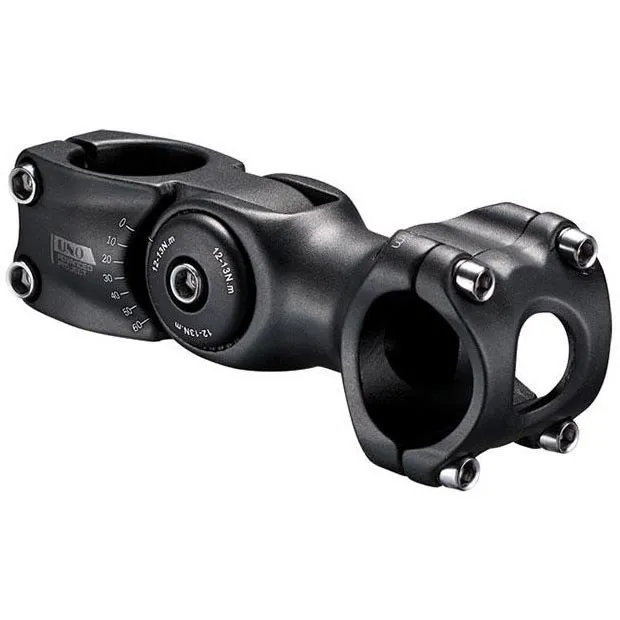 UNO As-820 Justerbar Stam 25.4 Mm, Black, 90mm, 0º/+60º