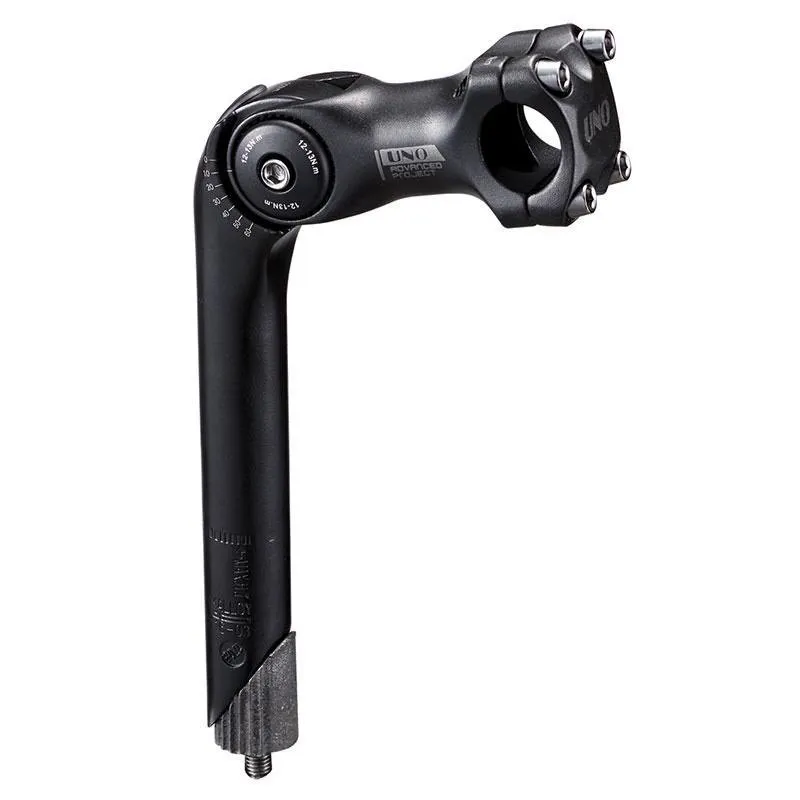 UNO As-822 Justerbar Stam 22.2 Mm, Black, 90mm, 0º/+60º