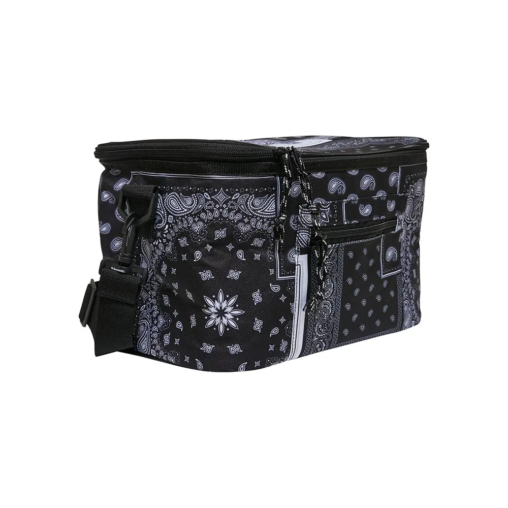 Urban Classics Bandana Patchwork Mjuk Bärbar Kylväska, Black / white, One Size