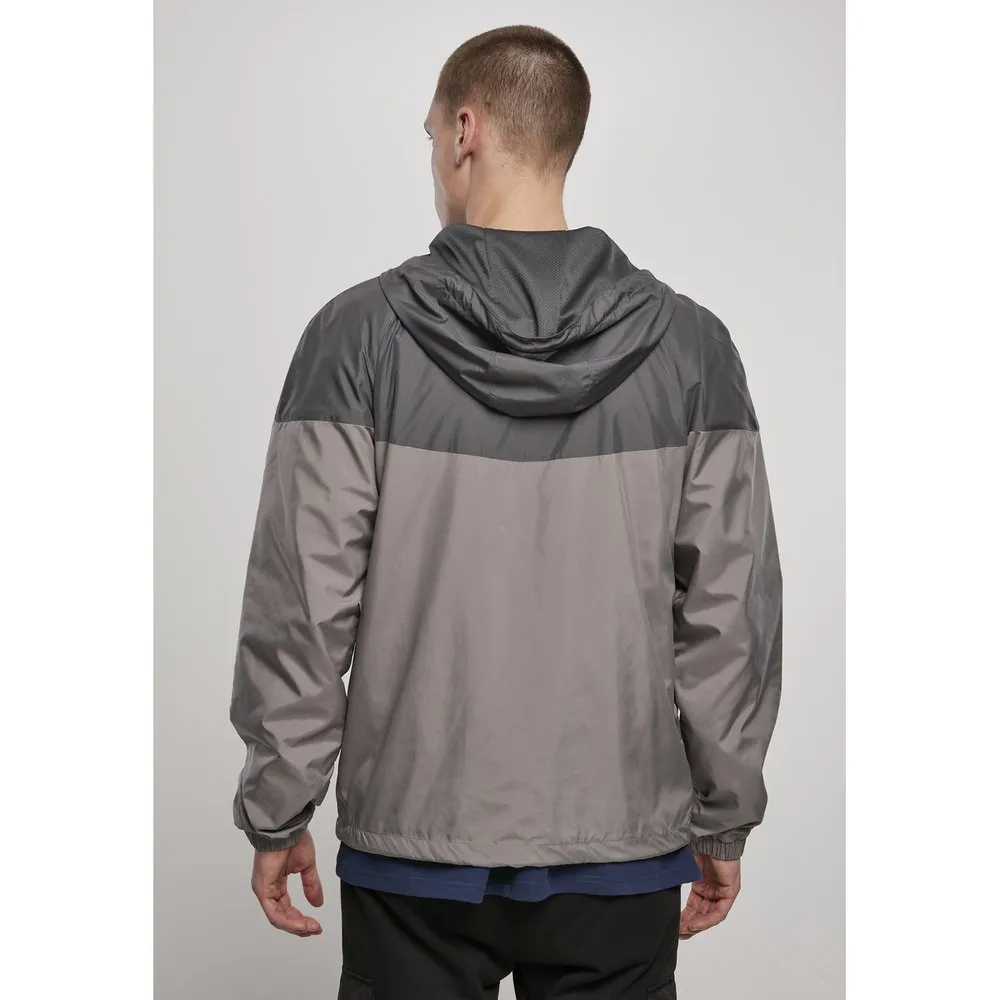 Urban Classics Classics 2-tone Tech Windrunner Jacka male, Black / dark gray