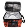 Urban Classics Patchwork Print Kylväska, Black / orange, One Size
