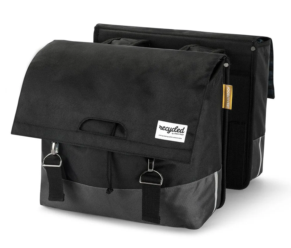 URBAN PROOF Cykelväska Dubbel 40 Liter Svart/Gul URBAN PROOF Cykelväska Dubbel 40 Liter Svart/Gul