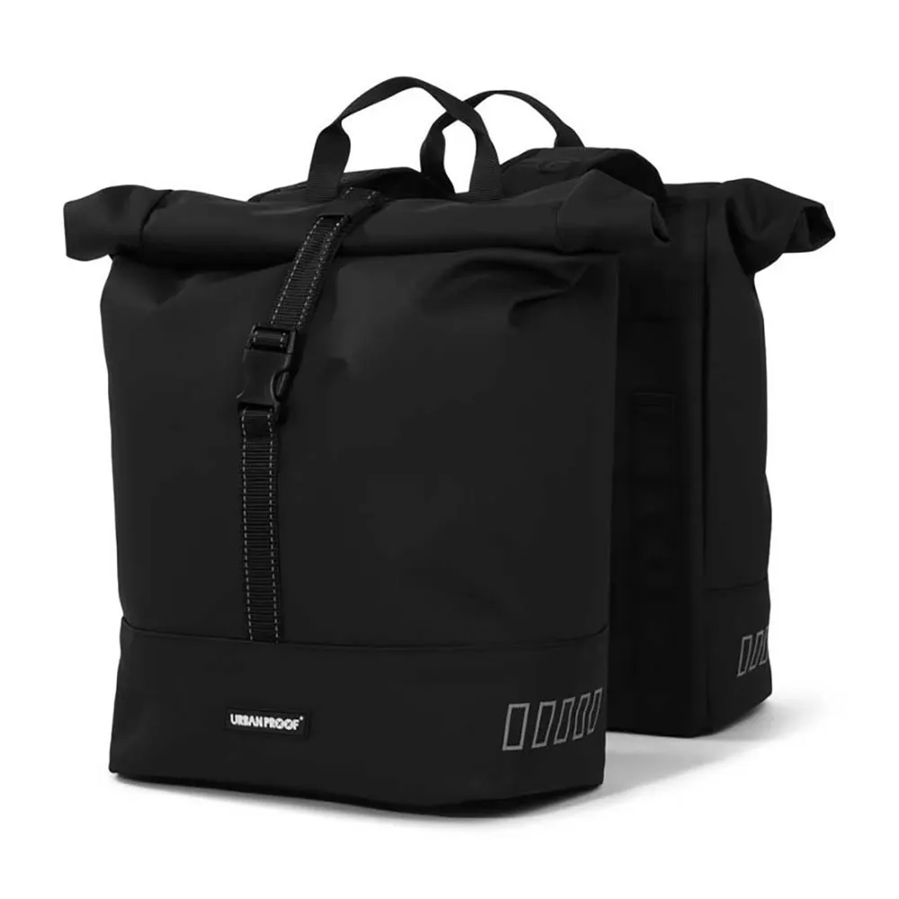 URBAN PROOF dubbel Rolltop cykelväska grön 38 liter