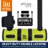 Urban Security Bracket Bk03+cable 120 Bygellås, Black / yellow, 120cm