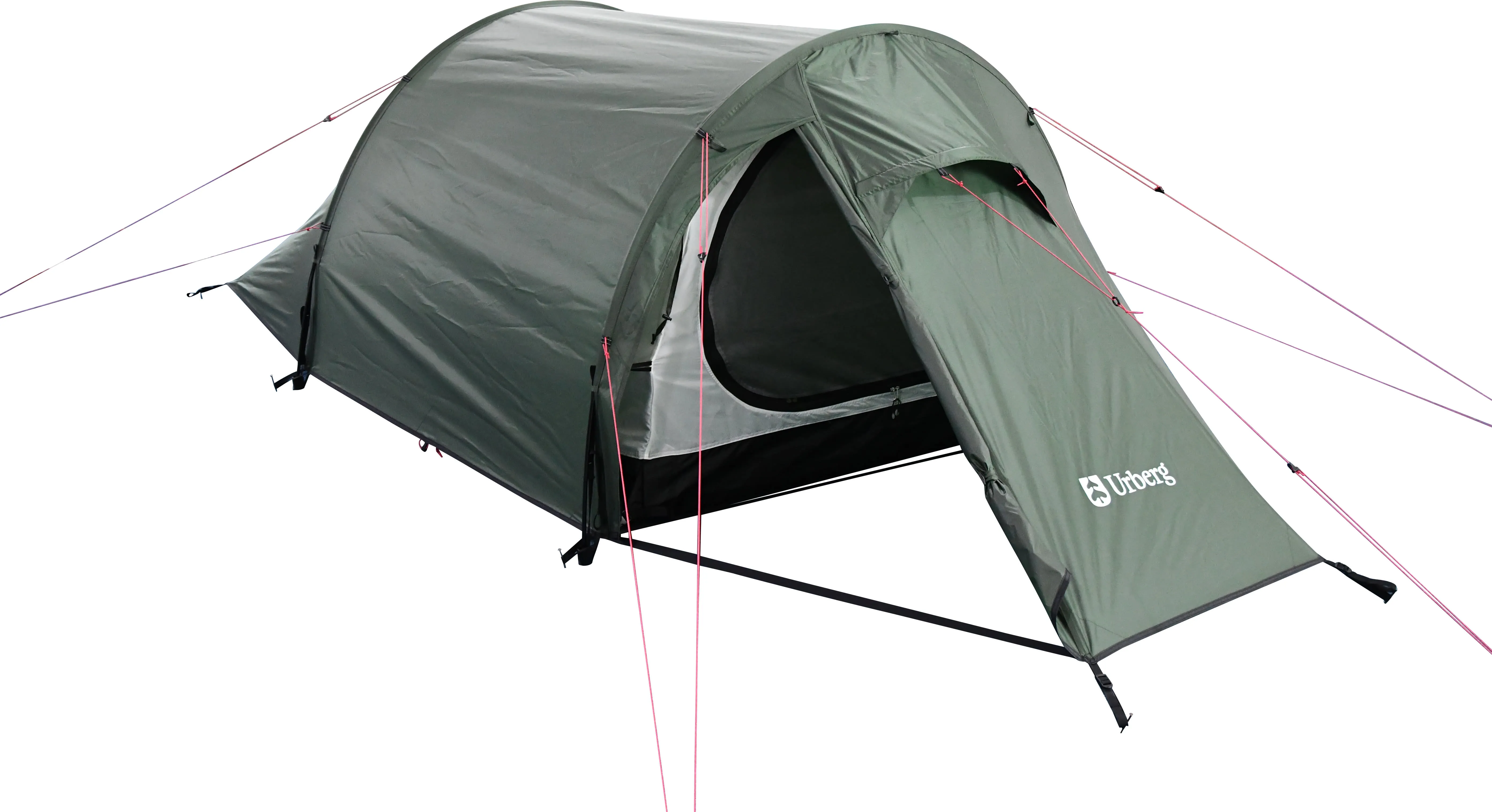 Urberg 3 P Tunnel Tent, Kombu Green, One Size