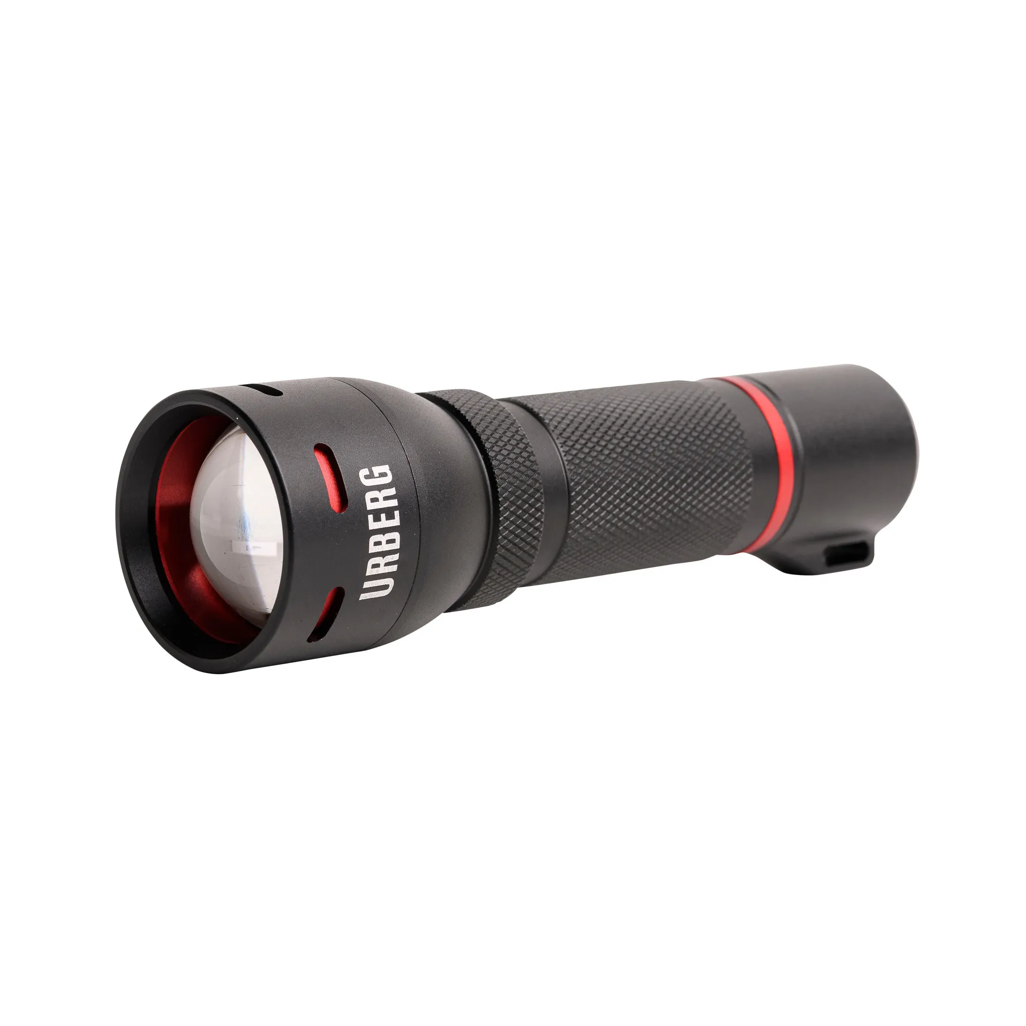 Urberg Flashlight Zoom LED, Black, One Size