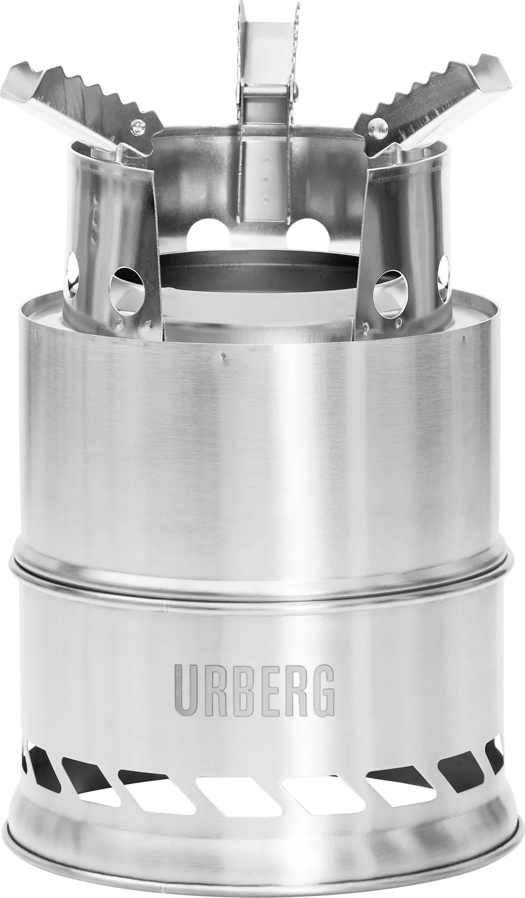 Urberg Rogen LT Wood Stove, Stainless, One Size Urberg Rogen LT Wood Stove, Stainless, One Size