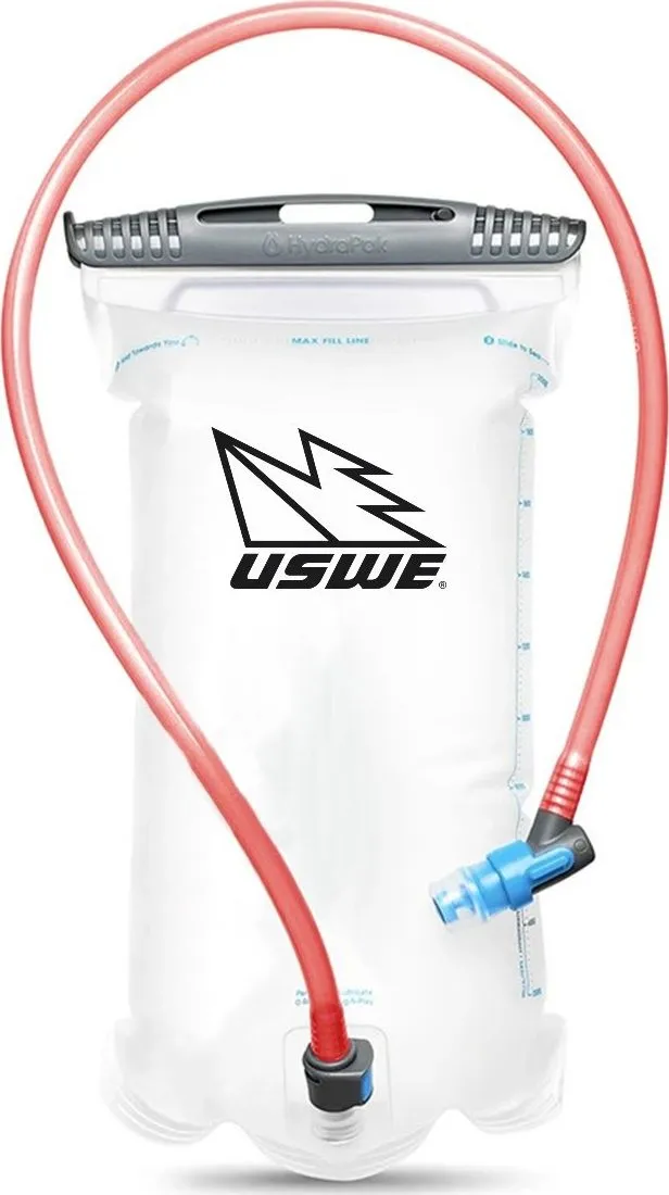 USWE 1L Elite Hydration Bladder / With Plug-N-Play Coupling, Transparent, 1L