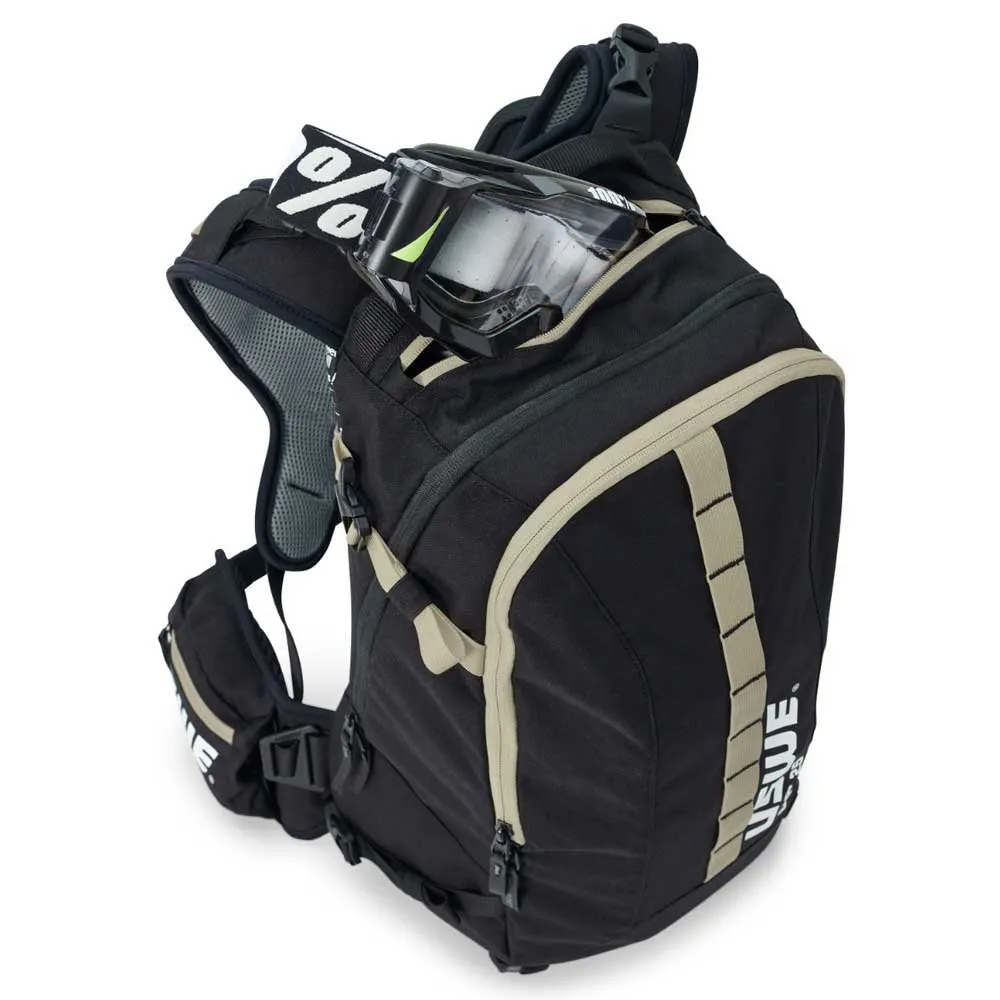 USWE Core 16 Hydreringsryggsäck 16l, Black / mud green, One Size