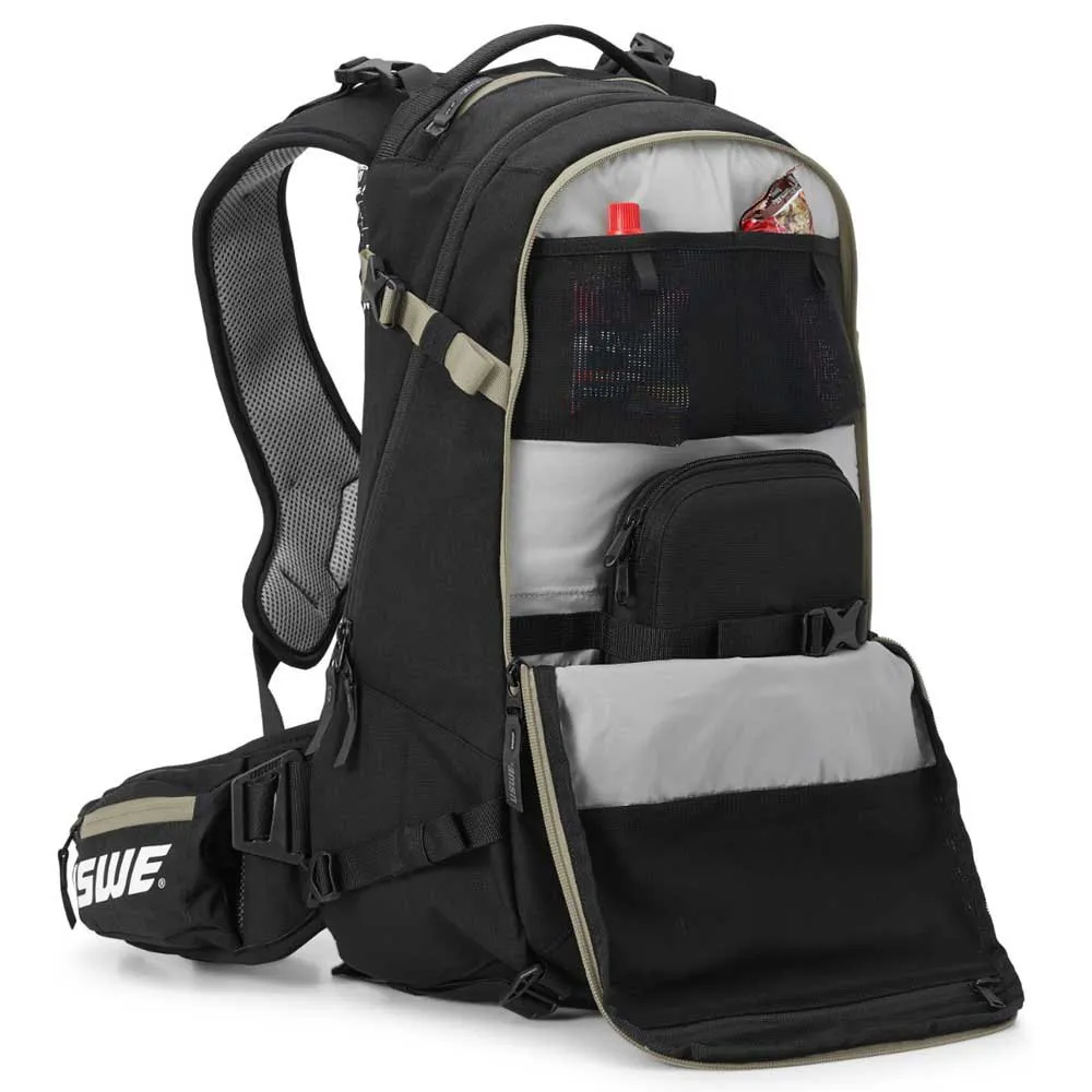 USWE Core 16 Hydreringsryggsäck 16l, Black / mud green, One Size
