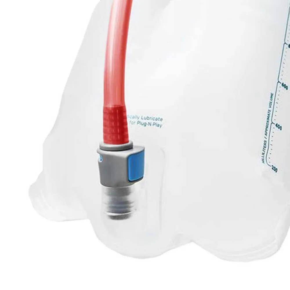 USWE Elite Plug&play Vätskeblåsa 1.5l, Clear, One Size