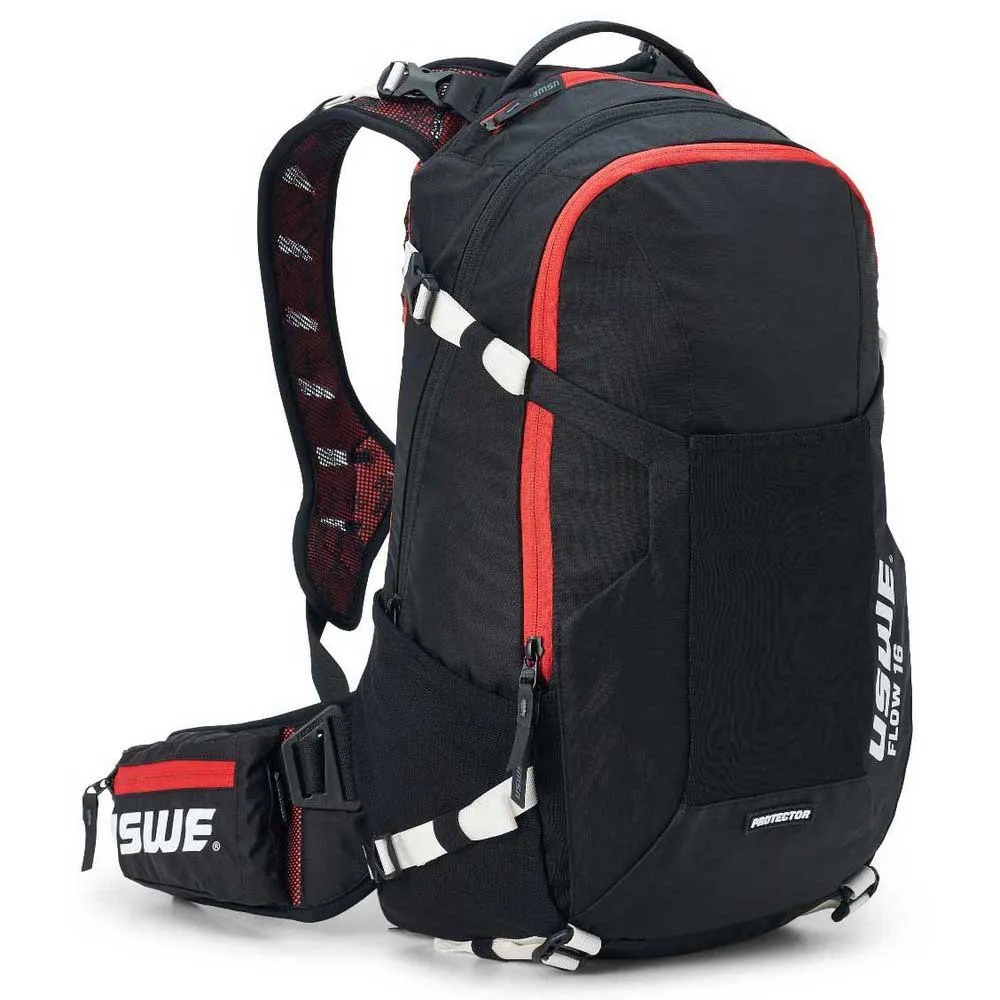 USWE Flow Ryggsäck 16l, Black / red, One Size