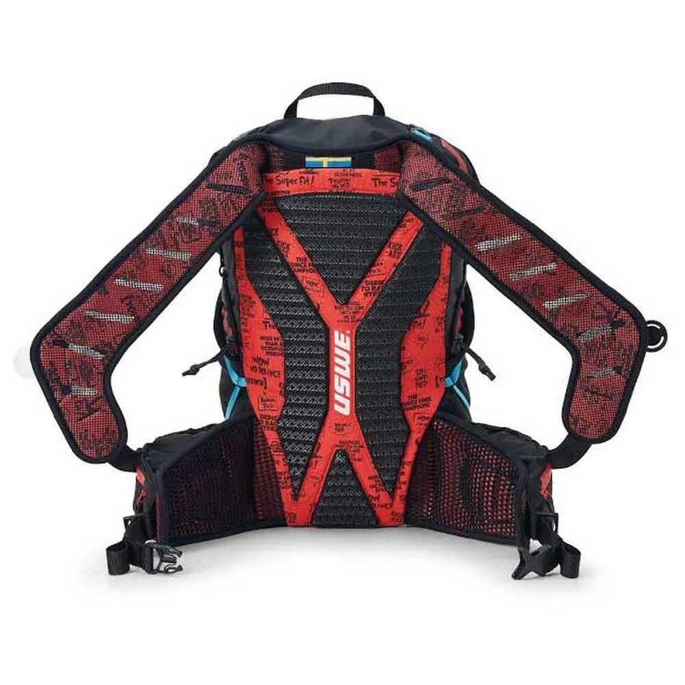 USWE Hajker Ryggsäck 30l, Black / red, One Size
