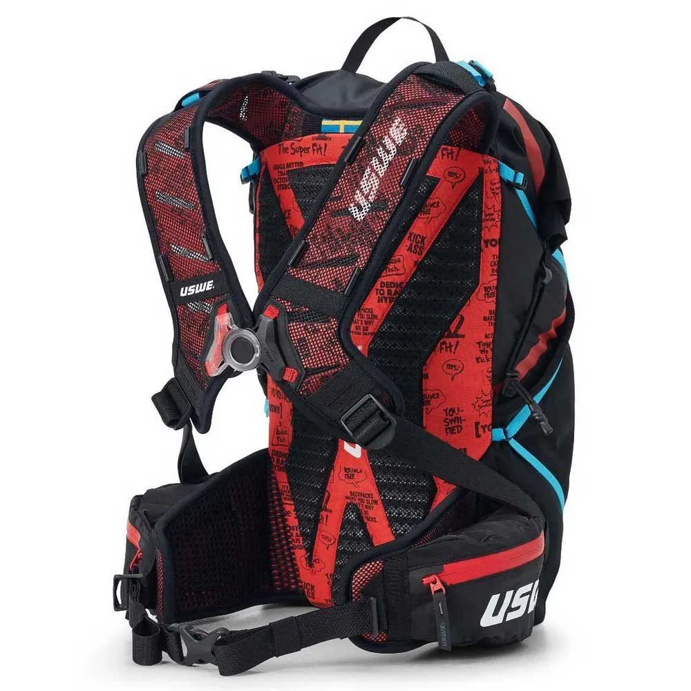 USWE Hajker Ryggsäck 30l, Black / red, One Size