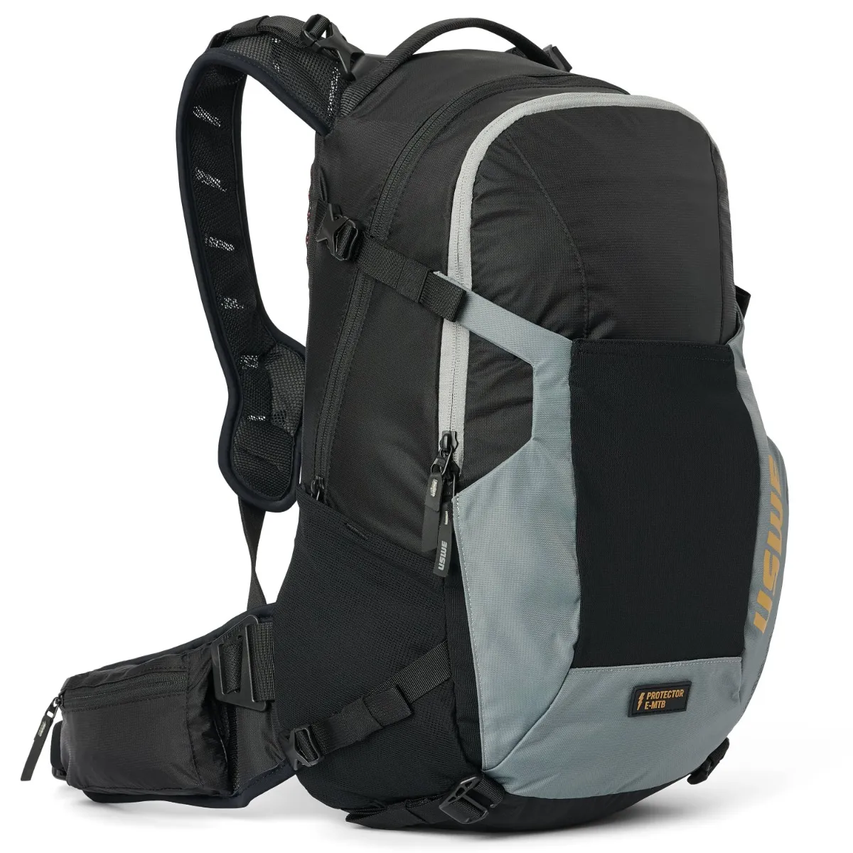USWE Watt E-MTB Protector Pack, Black/Grey, One Size USWE Watt E-MTB Protector Pack, Black/Grey, One Size