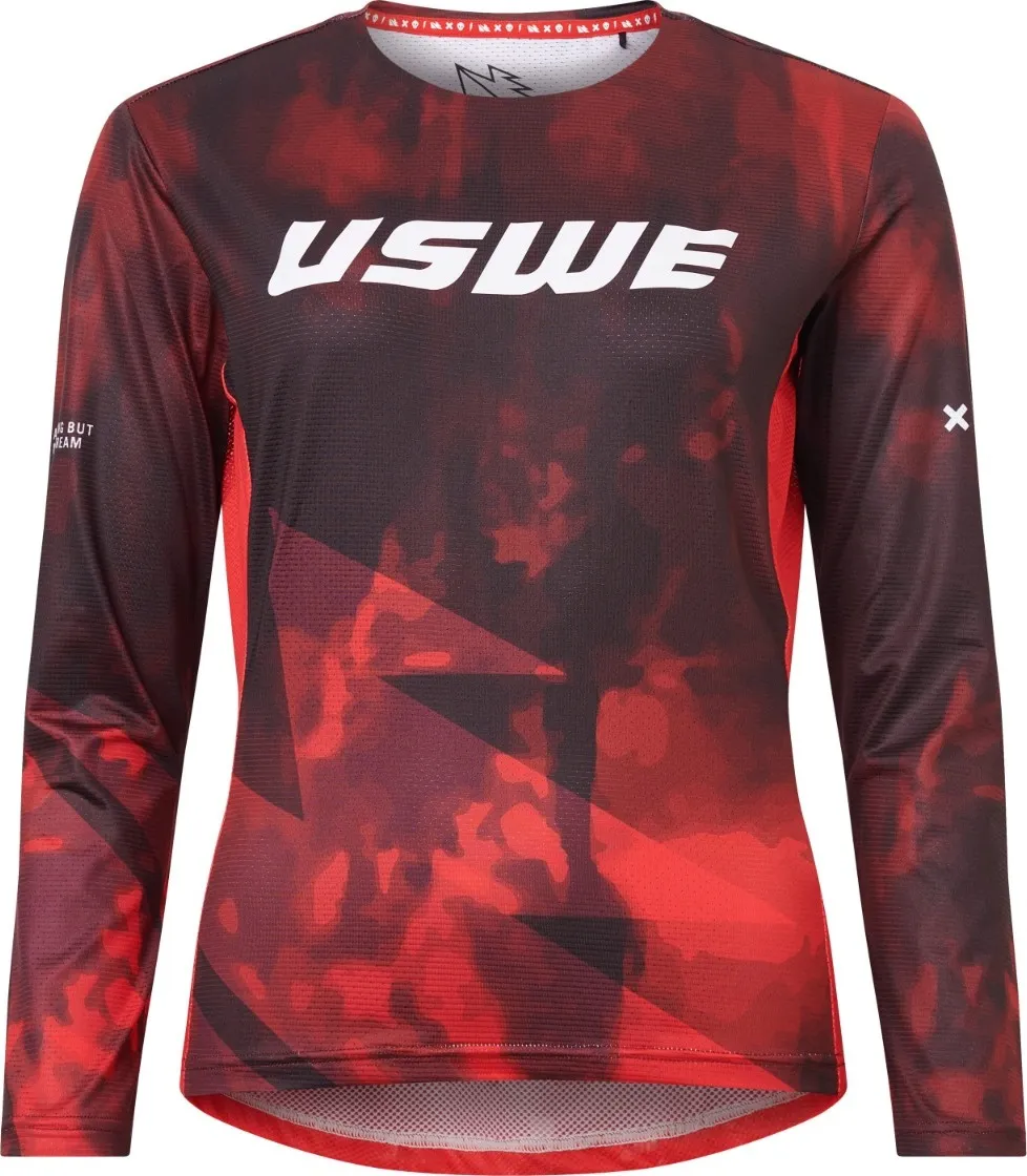 USWE Women's Luftig MTB Jersey, Flame Red
