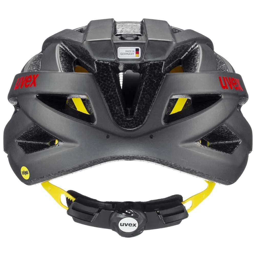 Uvex I-vo Cc Mips Mtb-hjälm, Titan / red mat Uvex I-vo Cc Mips Mtb-hjälm, Titan / red mat