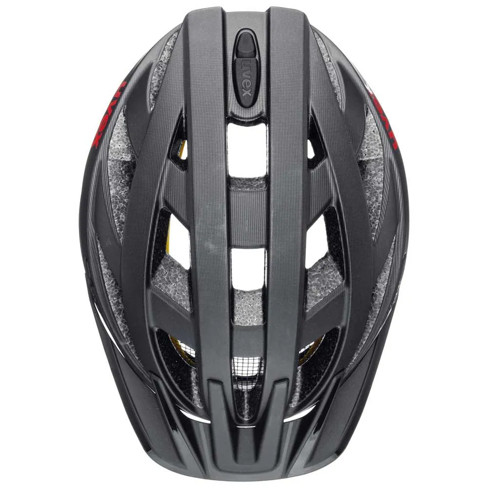 Uvex I-vo Cc Mips Mtb-hjälm, Titan / red mat Uvex I-vo Cc Mips Mtb-hjälm, Titan / red mat
