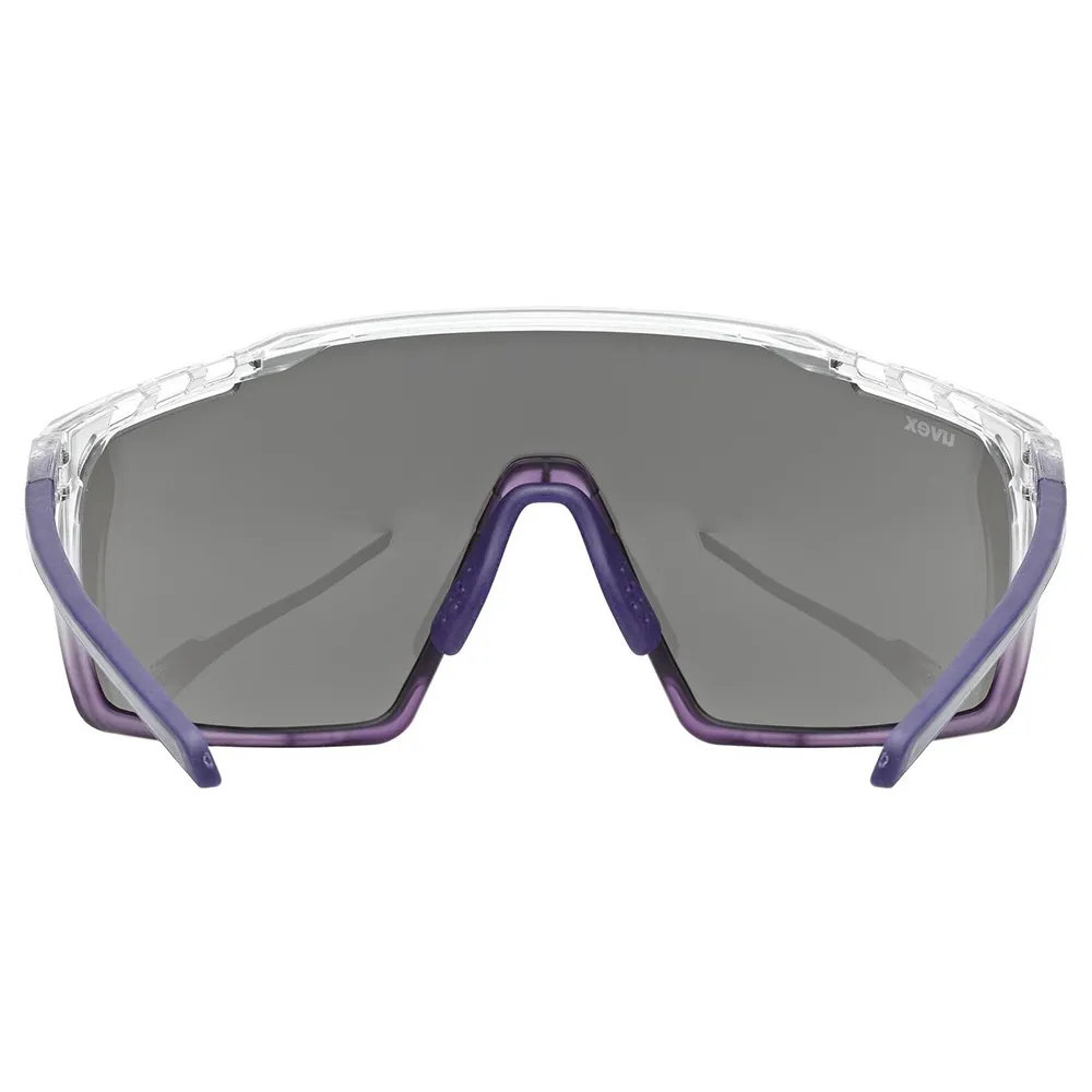 Uvex Mtm Perform Solglasögon, Clear met purple, Supravision Mirror Silver/CAT3