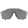 Uvex Mtm Perform Solglasögon, Clear met purple, Supravision Mirror Silver/CAT3