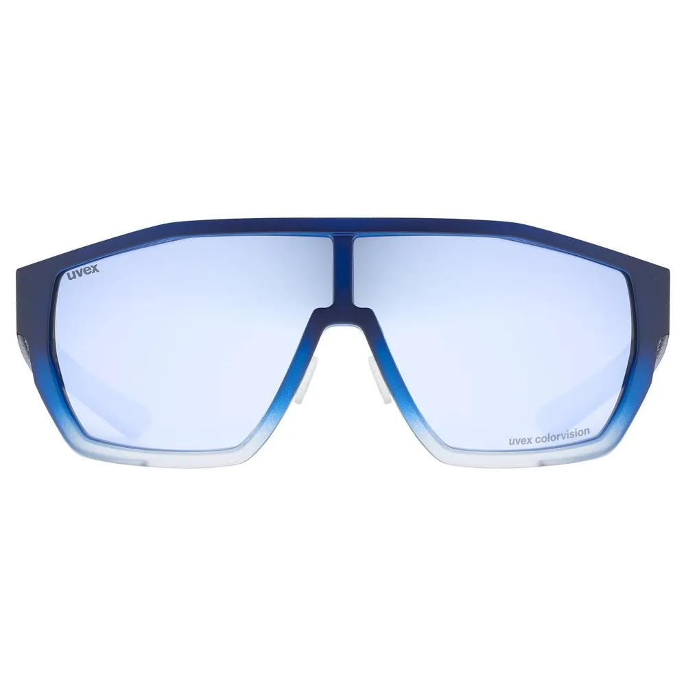 Uvex Mtn Style Colorvision Solglasögon, Blue matt / fade, Colorvision Mirror Blue/CAT3