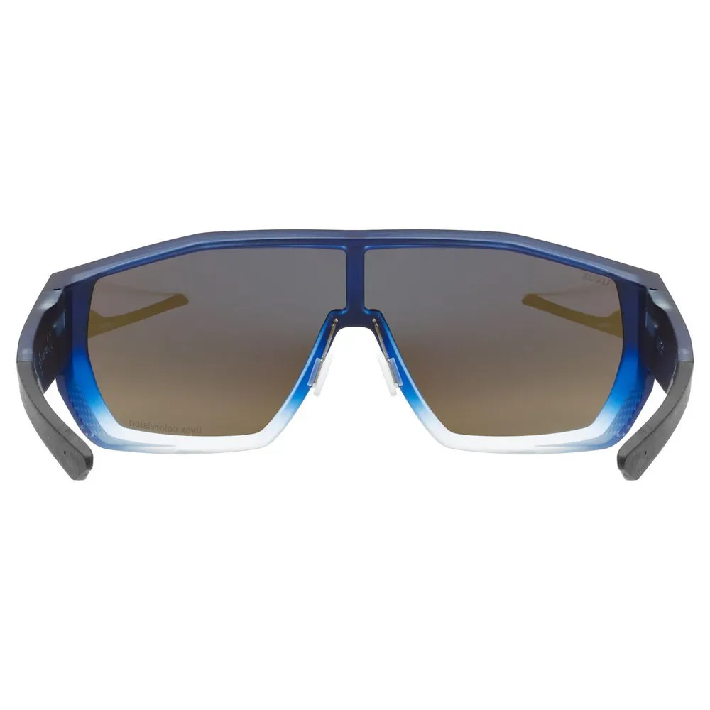 Uvex Mtn Style Colorvision Solglasögon, Blue matt / fade, Colorvision Mirror Blue/CAT3