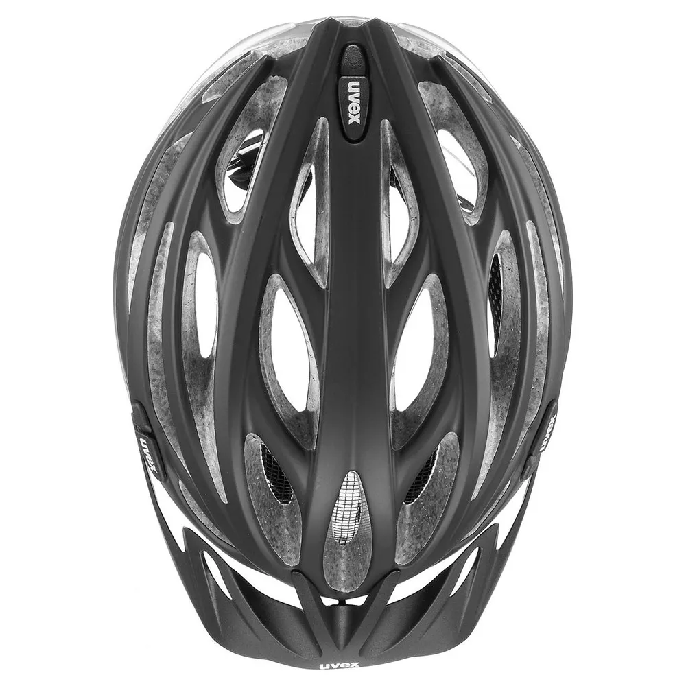 Uvex Oversize Mtb-hjälm, Black matt silver Uvex Oversize Mtb-hjälm, Black matt silver