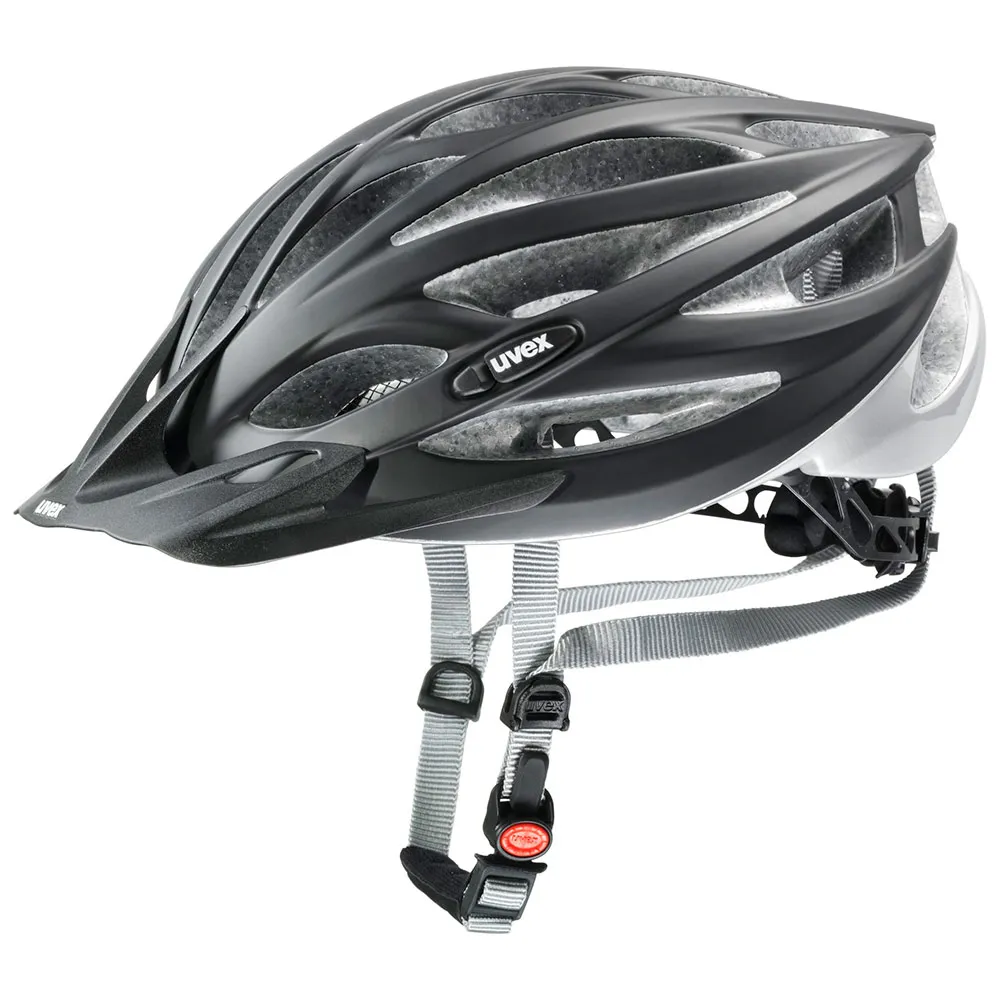 Uvex Oversize Mtb-hjälm, Black matt silver Uvex Oversize Mtb-hjälm, Black matt silver