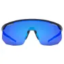 Uvex Pace One Solglasögon, Black matt, Supravision Mirror Blue/CAT3