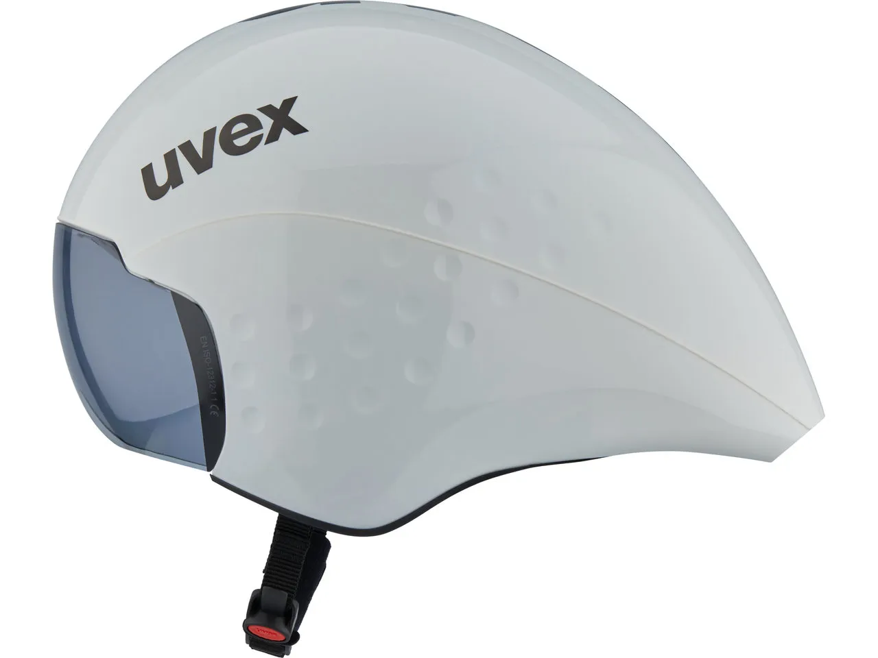 Uvex race 8 Zeitfahrhelm, White / Black Uvex race 8 Zeitfahrhelm, White / Black